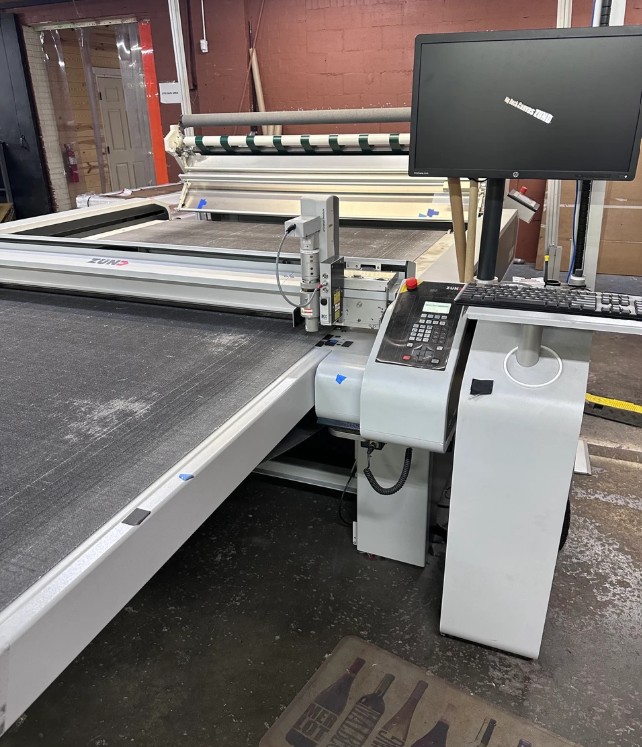 Zund S3 L-1600 CNC Digital Cutter w/ Overhead Camera System and Auto Roll Feeder (Used) Item # UE-050426A