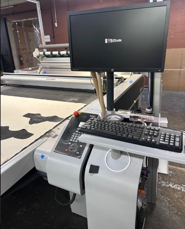 Zund S3 L-1600 CNC Digital Cutter w/ Overhead Camera System and Auto Roll Feeder (Used) Item # UE-050426A