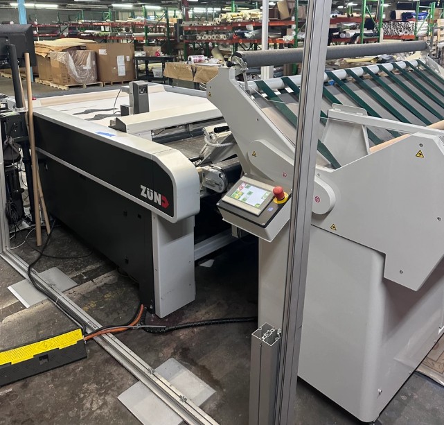 Zund S3 L-1600 CNC Digital Cutter w/ Overhead Camera System and Auto Roll Feeder (Used) Item # UE-050426A