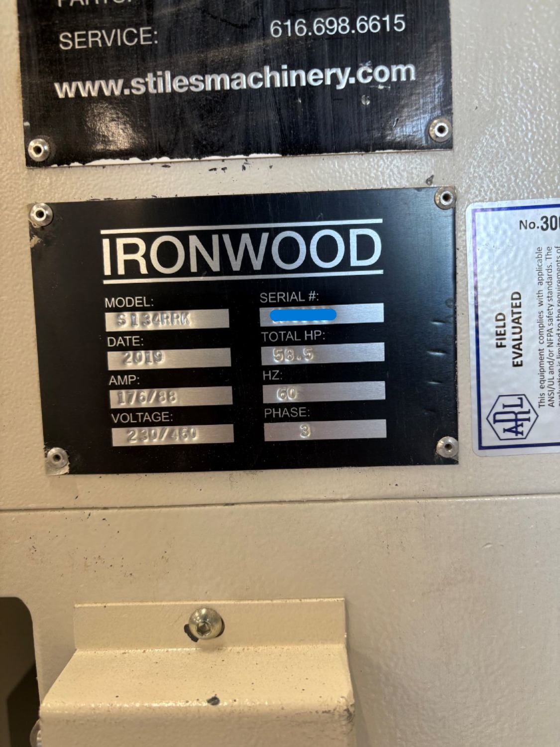 Ironwood S134RRK 42″ Wide Triple-Head Belt Sander (Used) Item # UE-061226A