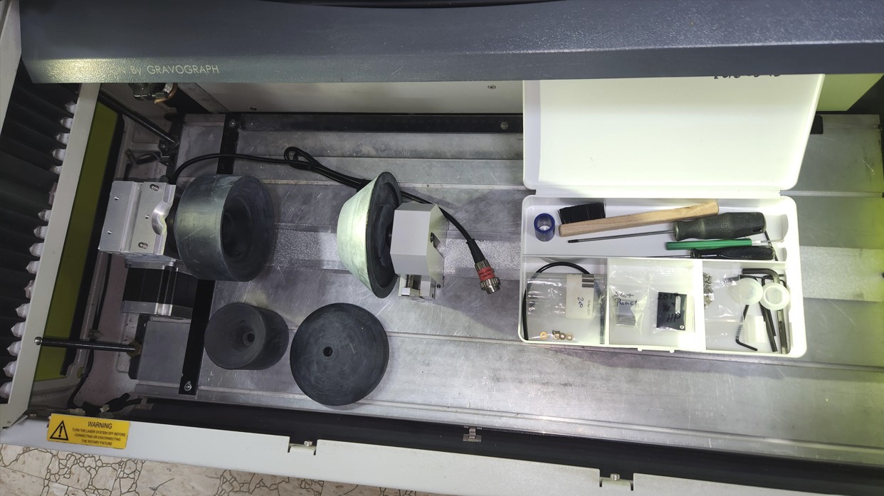 Gravotech LS100EX 35W CO2 Laser Engraving Machine (Used) Item # UE-061526A
