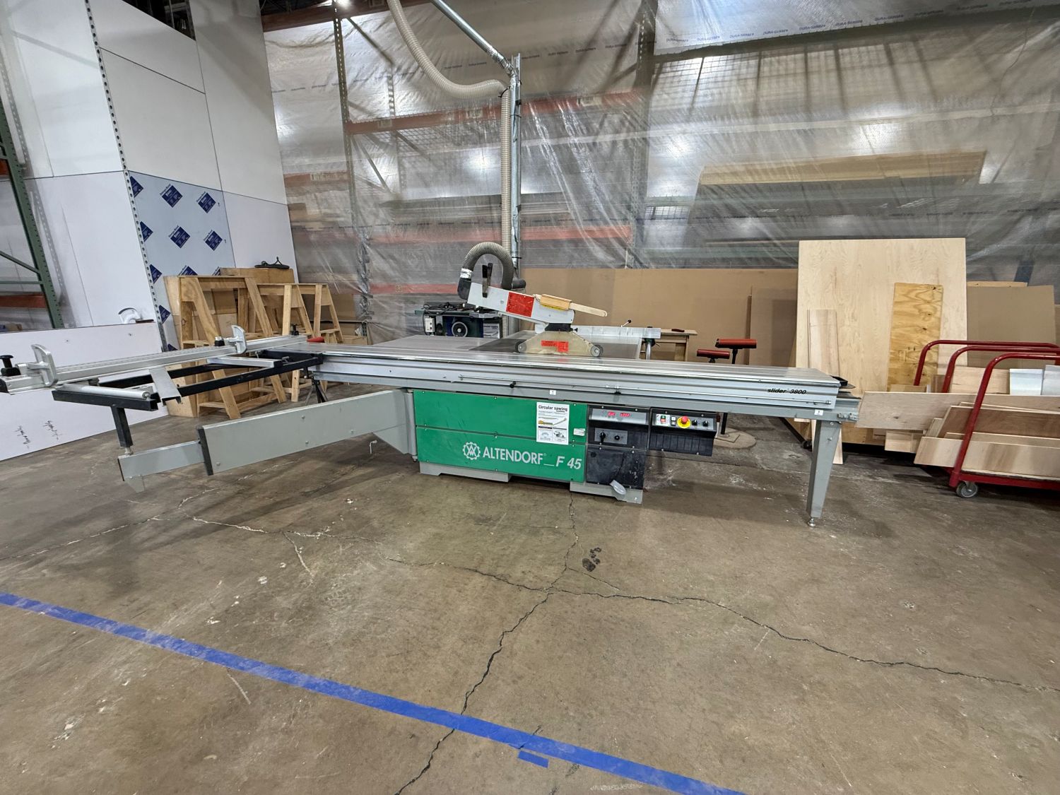 Altendorf F45 Sliding Table Saw – 12.5’ Slider (Used) Item # UE-062526A