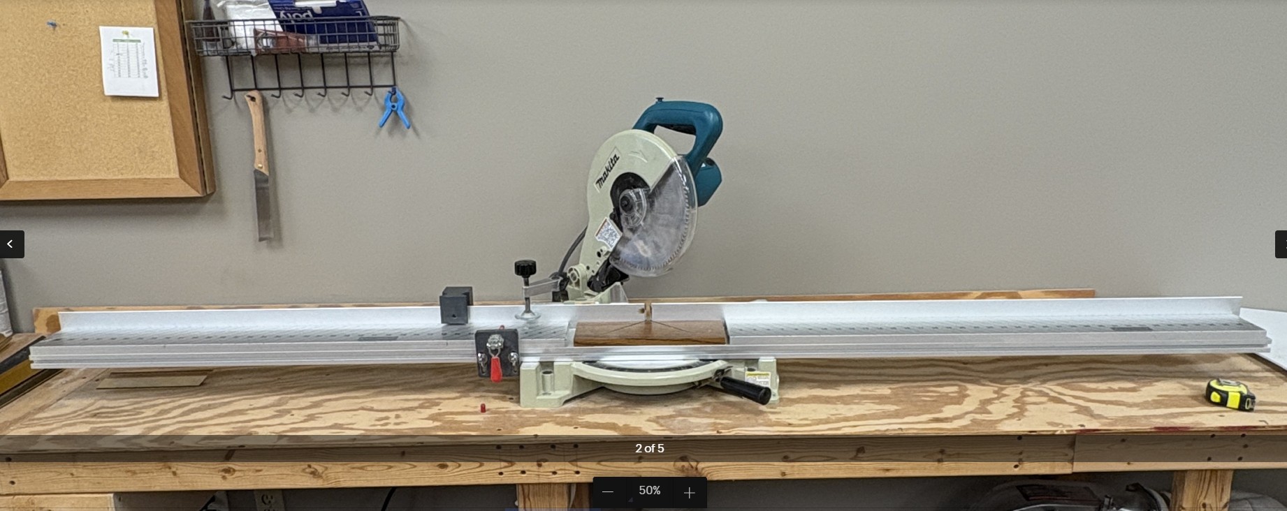 Clearmount Miter Saw Scale Model WB-SW7C with 10″ Makita Saw (Used) Item # UE-063026D
