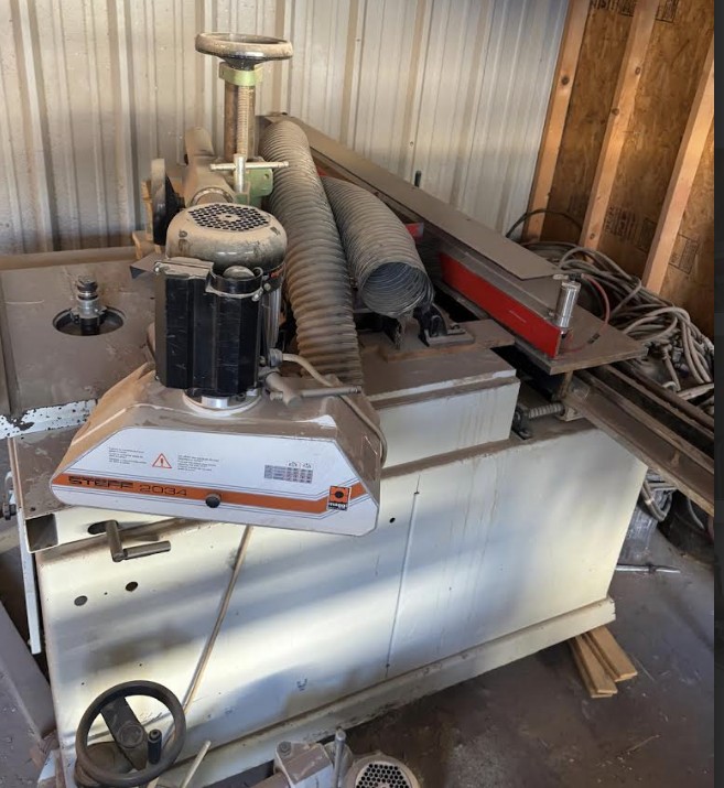 Unique 250 Raised Panel Door Machine with Maggi Steff 2034 Power Feeder (Used) Item # UE-070526E