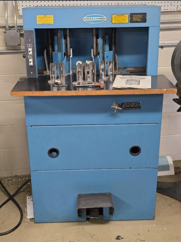 Challenge DCM Double Round Cornering Machine (Used) Item # UE-071526F