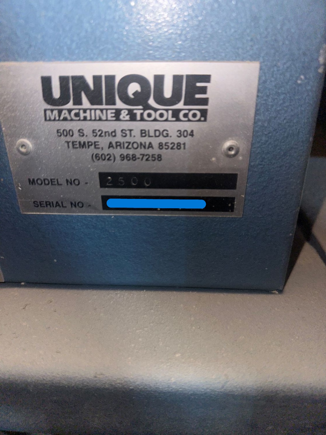 Jenkins / Unique 2500 CNC Raised Panel Door Machine (Used) Item # UE-071626G