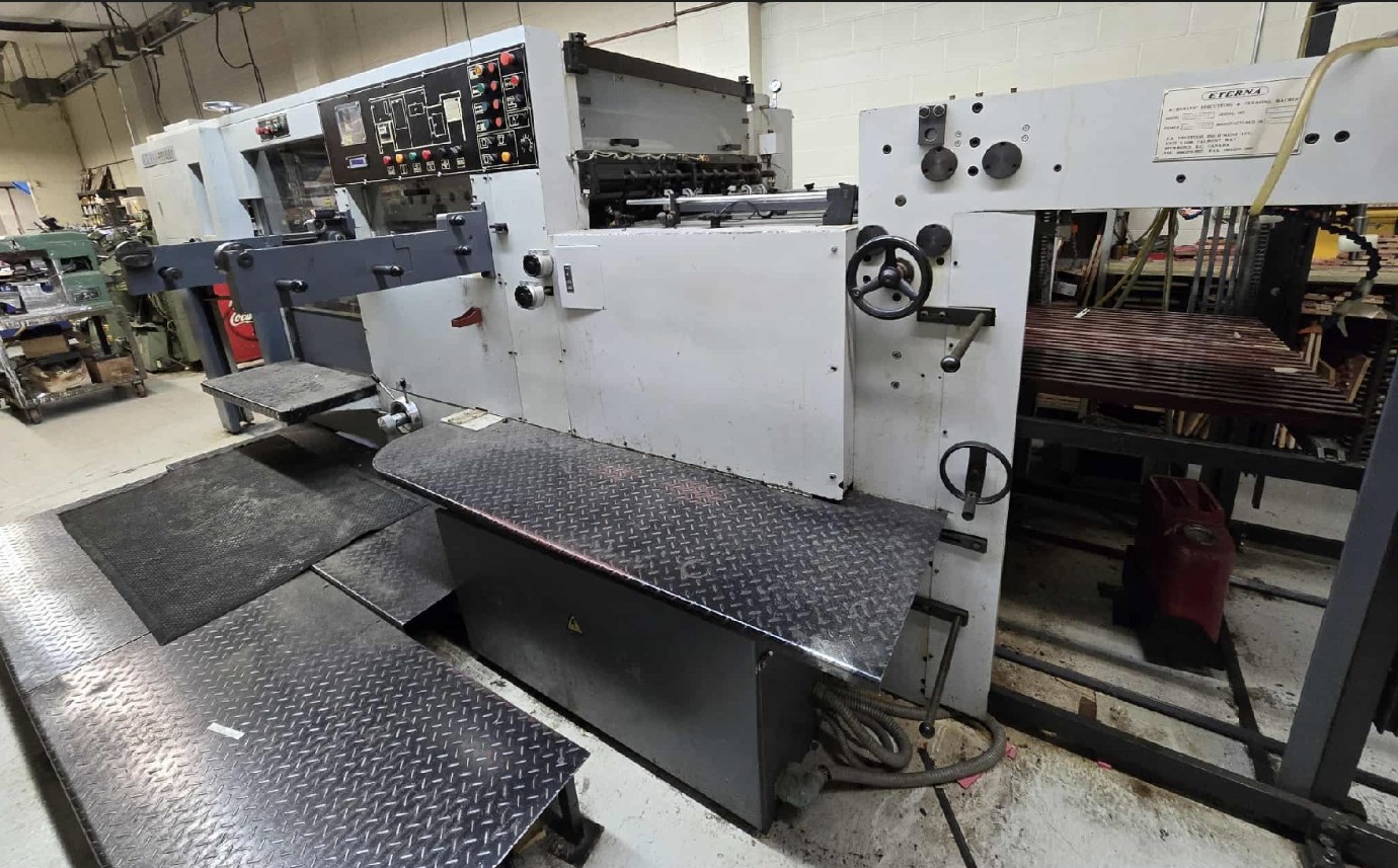 Brausse / Printech Eterna PE 1050S Automatic Die-Cutting and Creasing Machine (Used) Item # UE-071626K