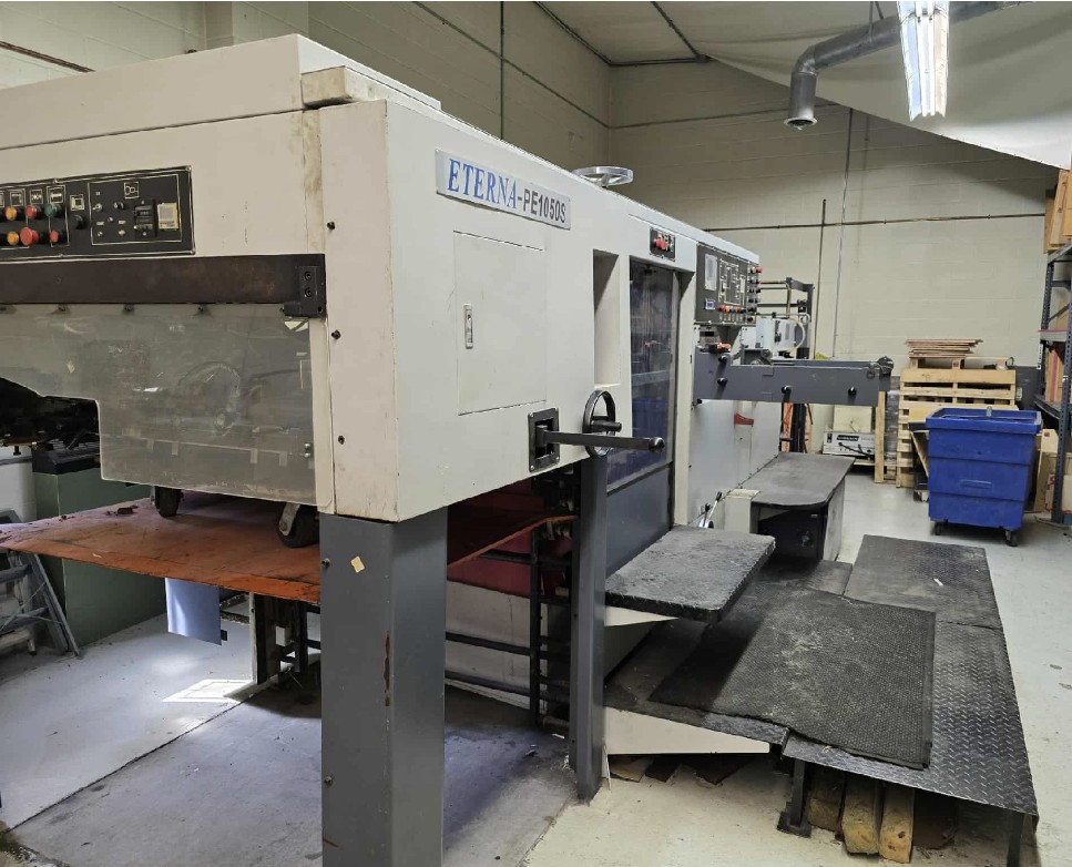 Brausse / Printech Eterna PE 1050S Automatic Die-Cutting and Creasing Machine (Used) Item # UE-071626K