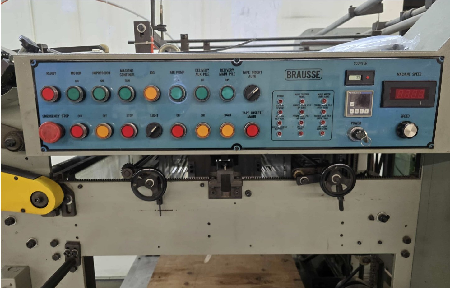 Brausse JFS 10250 28” x 40” Die Cutter Platen Press (Used) Item # UE-071626L