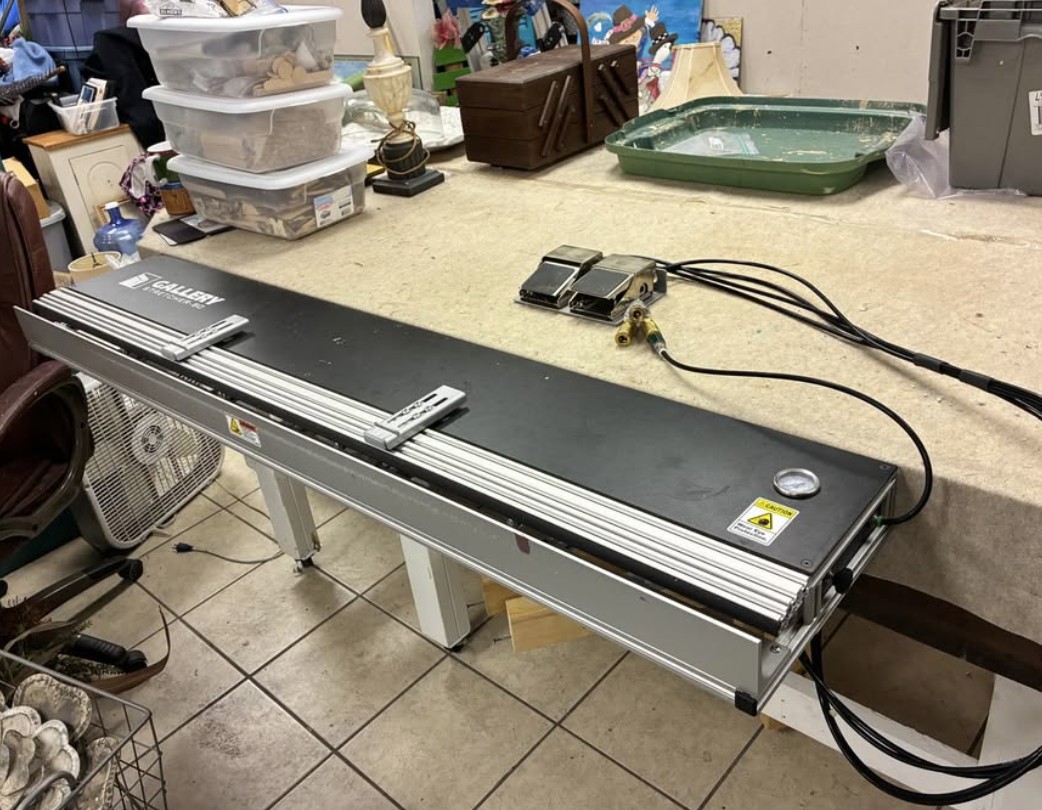 Gallery Stretcher GS-60 60″ Canvas Stretching Machine (Used) Item #  UE-072426A