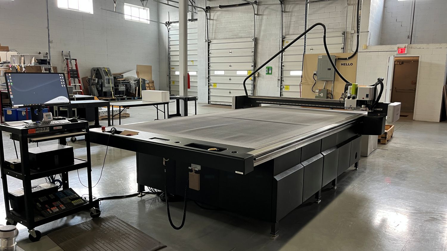 Kongsberg X24 Sign Starter Digital Flatbed Precision Cutting Table (Used) Item # UE-072826G
