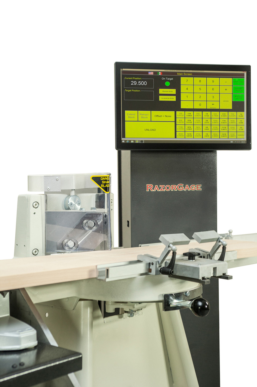 RazorGage Positioning System & MORSO Face Frame Notching Machine HM-102100