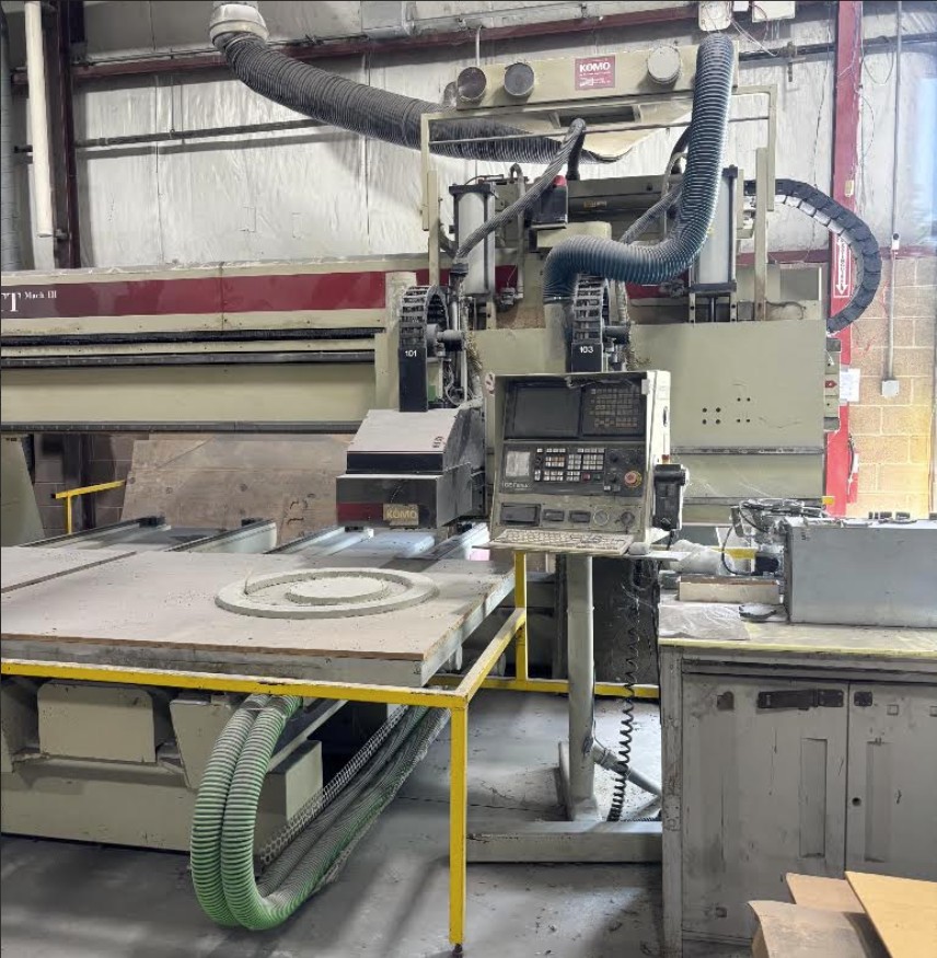 KOMO VR1005TT Mach III Dual Table CNC Router (Used) Item # UE-081326C