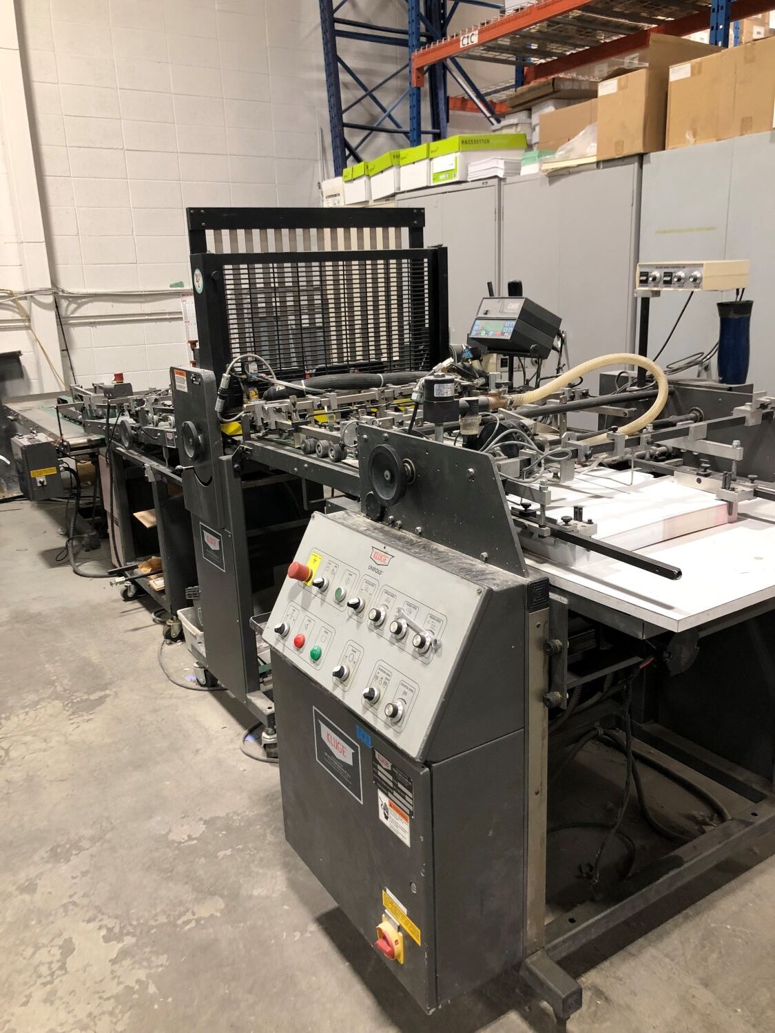 Kluge UniFold Automatic Folder – Gluer (Used) Item # UE-081326I