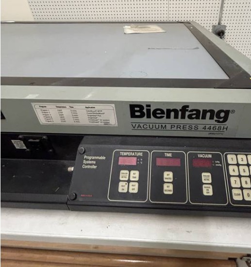 Bienfang 4468H Vacuum Heat Press (VacuSeal / D&K Expression) (Used) Item # UE-082426B