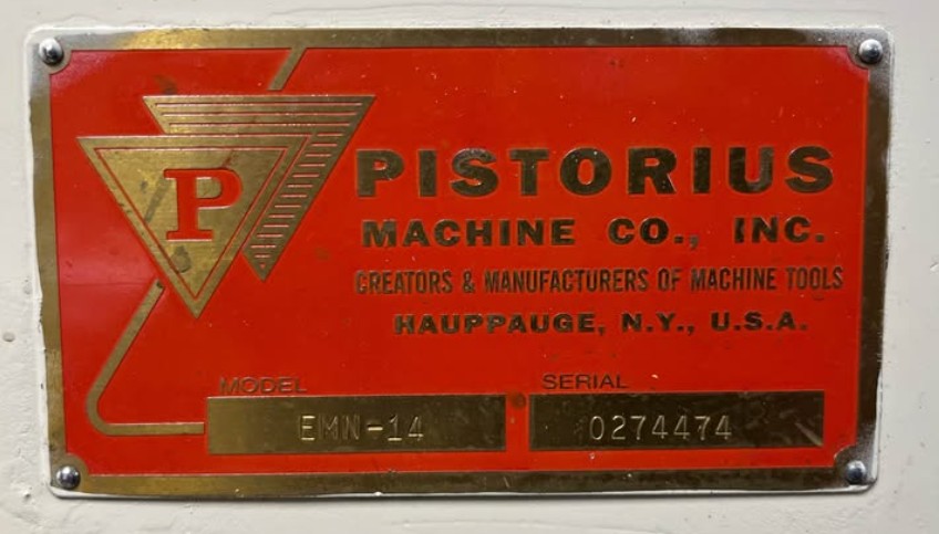 Pistorius EMN-14 / EMN14 14″ Double Miter Saw (Used) Item # UE-082426E