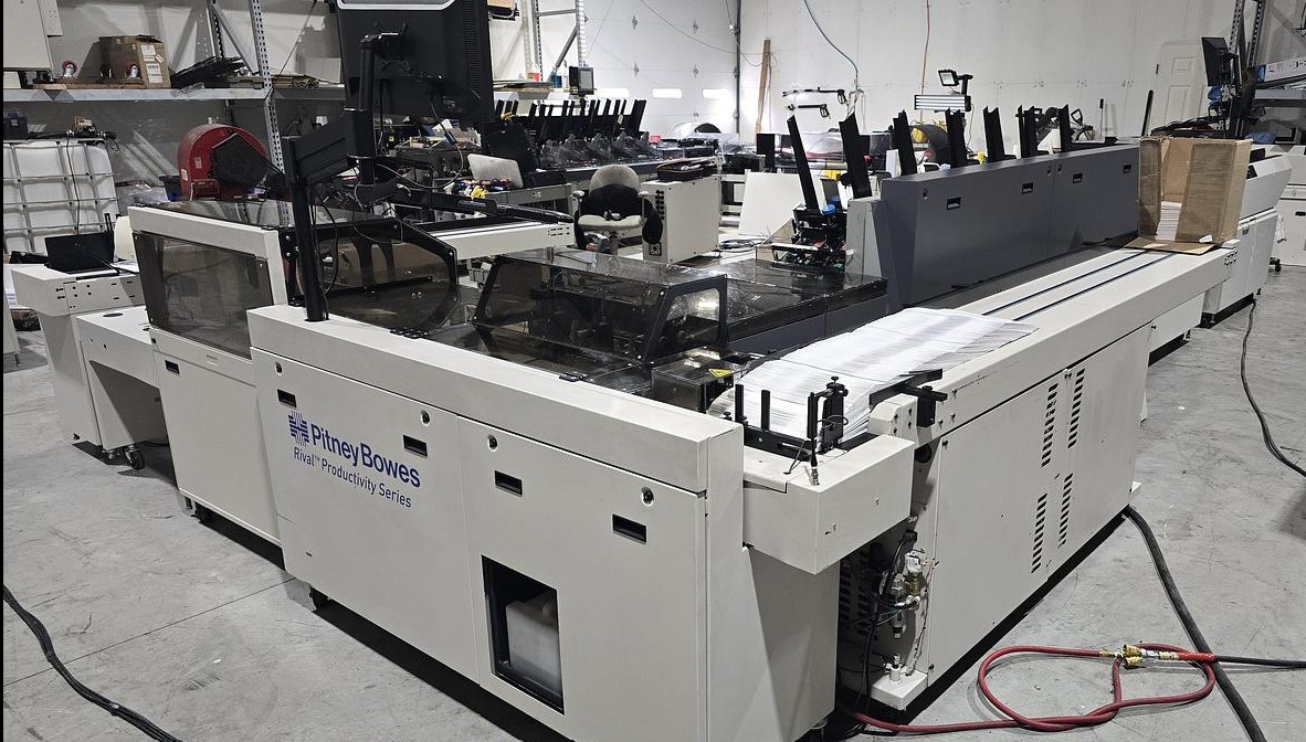 Pitney Bowes BlueCrest Rival Mail Inserter (Used) Item UE-082726B
