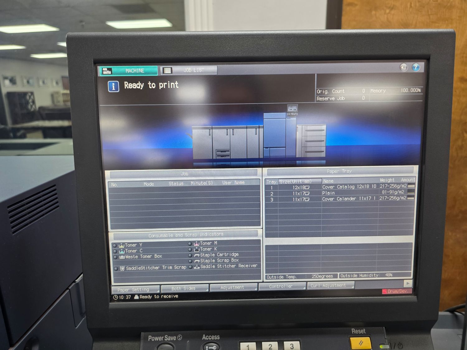 Konica Minolta Bizhub Digital Color Press C1085 (Used) Item # UE-083026C