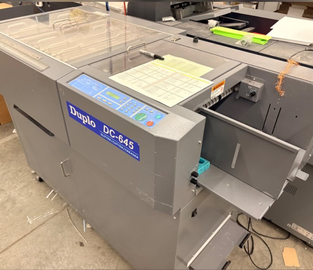 Duplo DC-645 Slitter/Cutter/Creaser (Used) Item # UE-090226D