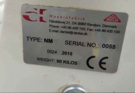 Hoffmann Morso NM Manual Beaded Face-Fame Notching Machine (Used) Item # UE-090726A