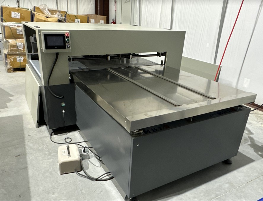 Speed Frames 1200# Auto Canvas Stretching Machine (Used) Item # UE-092426K
