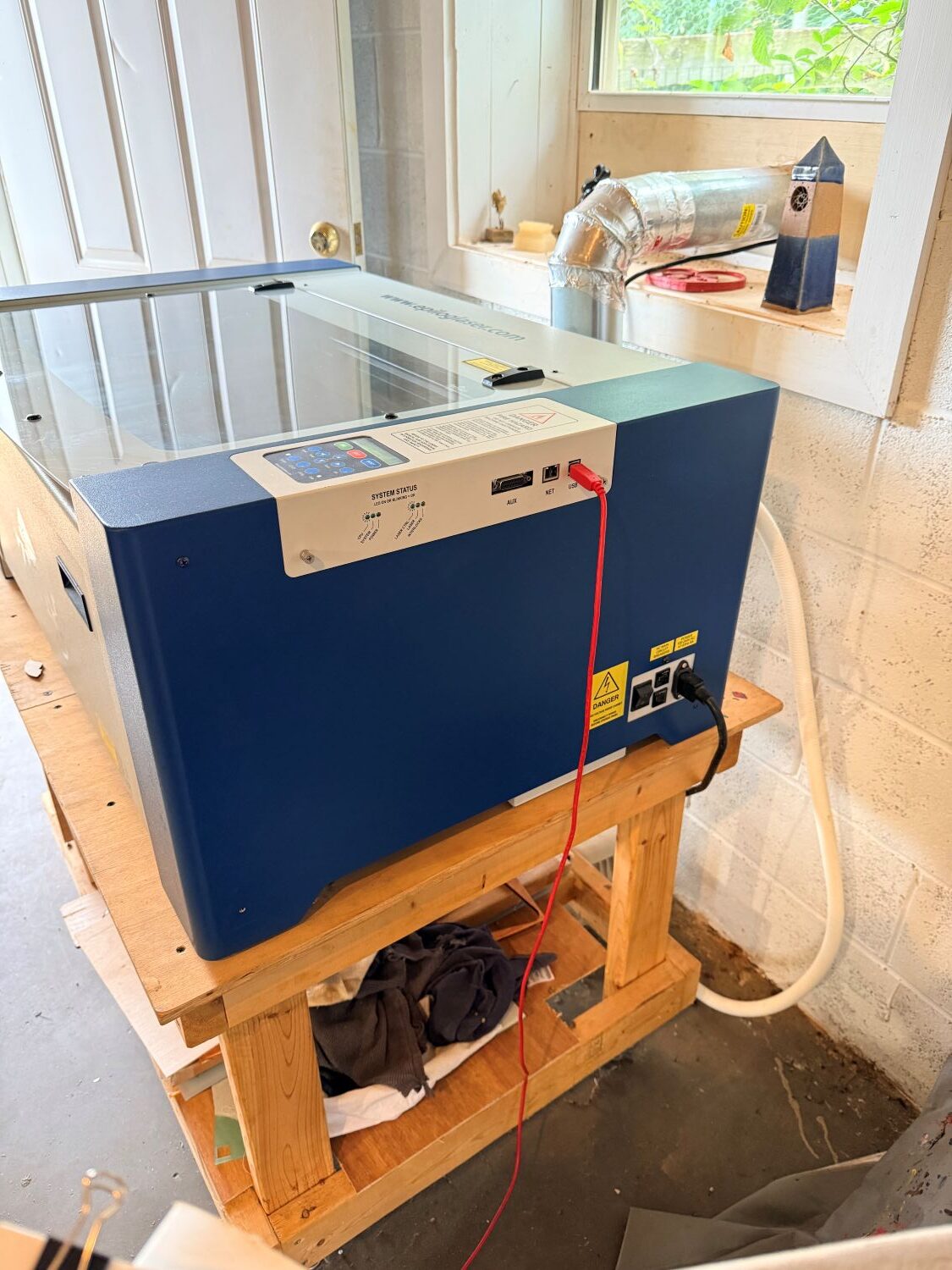 Epilog Zing 24 40W CO2 Laser Engraver (Used) Item # UE-092826A
