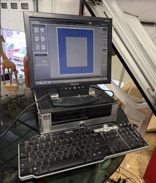 Wizard 8000 CMC Computerized Mat Cutter w/ Stand (Used) Item # UE-092926B
