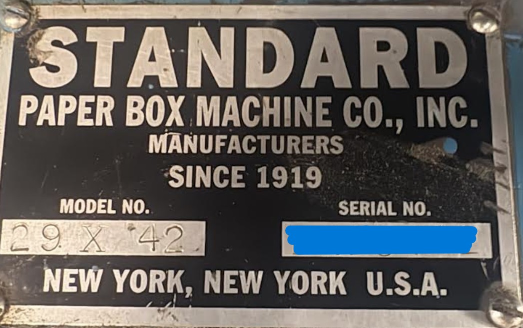 Standard 29” x 42” Clamshell Die Cutter (Used) Item # UE-100326C