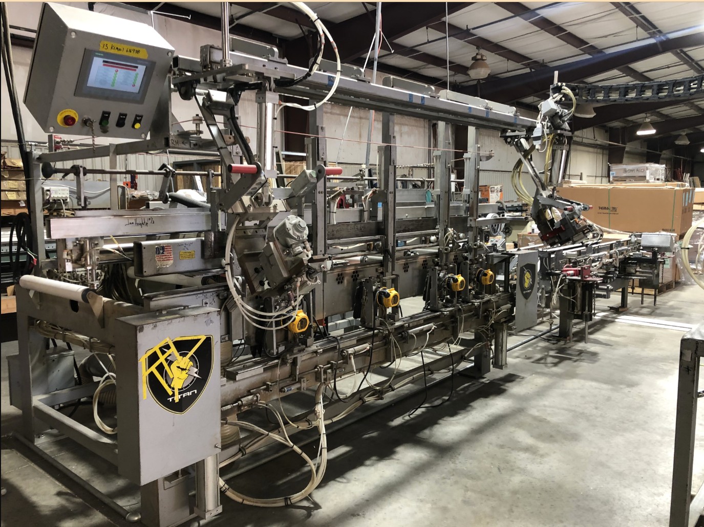 Titan Automated Production Horizontal Door Machine Line (Used) Item # UE-102726A