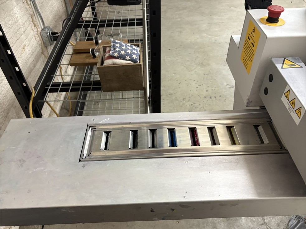Canon Oce Arizona 1360 GT 4X8′ Flatbed Printer (Used) Item # UE-102726C