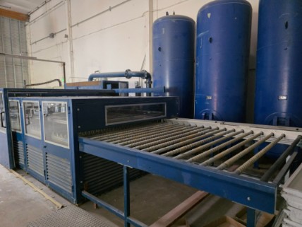 LambertGT 60″ × 120″ Glass Tempering Furnace — Compressed-Air Quench (Used) Item # UE-102826E